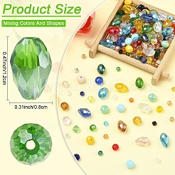 18 Strands 18 Styles Glass Beads Strands&nbsp;GLAA-YW0005-53B