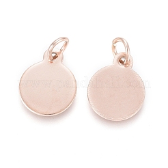 Ion Plating(IP) 304 Stainless Steel Charms&nbsp;EJEW-L238-02B-RG