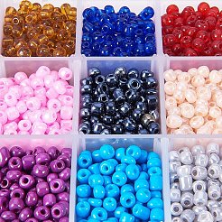 6/0 Round Glass Seed Beads Sets&nbsp;SEED-PH0007-02