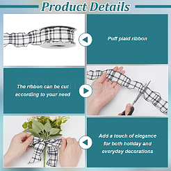 Polyester Ribbons&nbsp;SRIB-WH0011-354C
