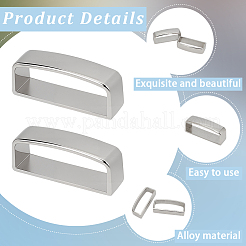 6Pcs Alloy Loop Keepers&nbsp;FIND-GF0009-13P