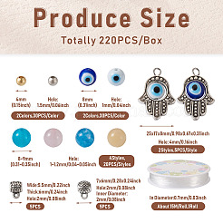 DIY Evil Eye Bracelet Making Kit&nbsp;DIY-FW0001-33