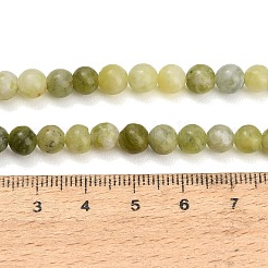 Natural Chinese Jade Southern Jade Beads Strands&nbsp;G-Z158-A01-6mm