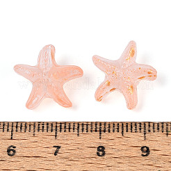 Frosted Glass Beads&nbsp;FGLA-T005-01H