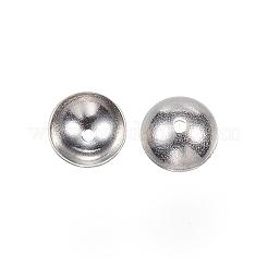 Tarnish Resistant 201 Stainless Steel Bead Caps&nbsp;STAS-F040-20D-P