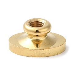Golden Plated Wax Seal Brass Stamp Head&nbsp;AJEW-C031-01F