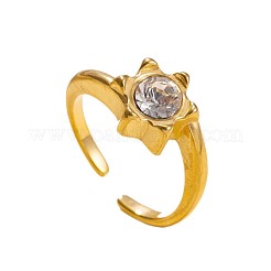 304 Stainless Steel Cuff Open Rings&nbsp;WG3E739-01