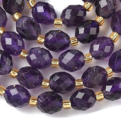 Natural Amethyst Beads Strands&nbsp;G-F809-A32-01