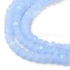 Imitation Jade Glass Beads Strands&nbsp;X1-EGLA-A034-J2mm-MB03