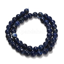 Natural Lapis Lazuli Beads Strands&nbsp;G-F820-Z01-8mm
