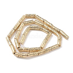 Electroplated Natural Lava Rock Beads Strands&nbsp;G-H303-A08-LG