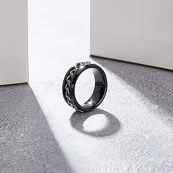 1Pc Porcelain Grooved Finger Ring Settings&nbsp;FIND-UN0001-72