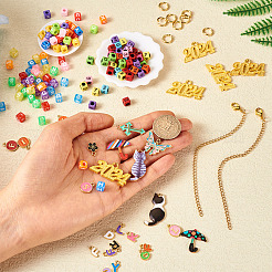 DIY Letter & Number Charms Accessories for Cup Handle Making Kit&nbsp;DIY-TA0009-52