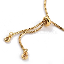 Adjustable Brass Slider Bracelets&nbsp;BJEW-L652-17-G