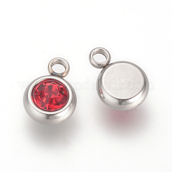 201 Stainless Steel Rhinestone Charms&nbsp;STAS-S068-07