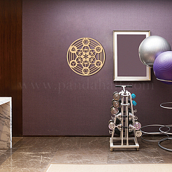 Chakra Theme Laser Cut Wooden Wall Sculpture&nbsp;WOOD-WH0113-039