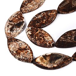 Natural Tree Bark Agate Beads Strands&nbsp;G-Q606-23C