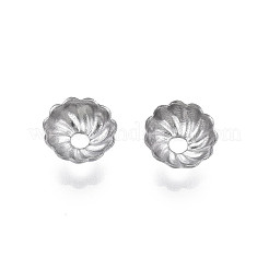 Non-Tarnish 304 Stainless Steel Bead Caps&nbsp;STAS-S057-50A-P