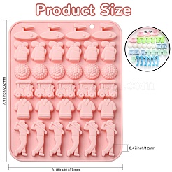2Pcs Golf Theme Silicone Molds&nbsp;ST-CJ0043-001