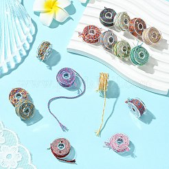 16 Rolls 16 Colors Hand Rubbed Cotton Thread Sets&nbsp;ST-CJ0042-001