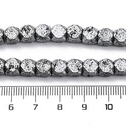 Electroplated Natural Lava Rock Beads Strands&nbsp;G-A256-C01-01D