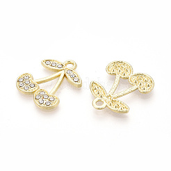 Alloy Rhinestone Pendants&nbsp;FIND-N008-31KCG