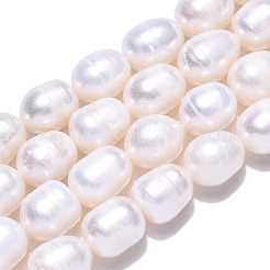 Natural Cultured Freshwater Pearl Beads Strands&nbsp;PEAR-N012-08I