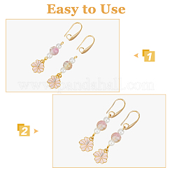 20Pcs Brass Earring Hooks&nbsp;KK-FH0007-17G