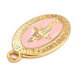 Golden Alloy Enamel Pendants&nbsp;KK-P197-16G-1