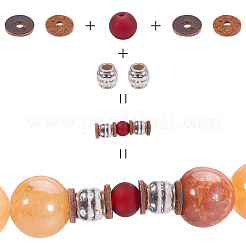 Cowhide Leather Spacer Beads&nbsp;FIND-WH0043-22