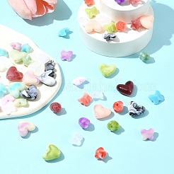 120Pcs 3 Styles Imitation Gemstone Acrylic Beads Sets&nbsp;OACR-FS0001-84