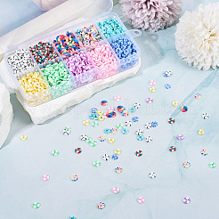 70G 10 Colors Handmade Polymer Clay Beads&nbsp;CLAY-TA0001-76