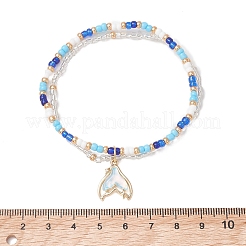 Ocean Alloy Charm Bracelets&nbsp;BJEW-MZ00338-03