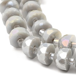 AB Color Plate Glass Beads Strands&nbsp;EGLA-P051-02A-B07