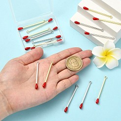 20Pcs 2 Colors Rack Plating Alloy Enamel Pendants&nbsp;FIND-CJ0004-76
