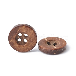 Carved Round 4-hole Basic Sewing Button&nbsp;NNA0YXE