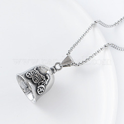 Vintage 304 Stainless Steel Motorcycle Guardian Bell Pendant for Bike Riding and Decor&nbsp;UB4334
