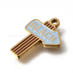 304 Stainless Steel Enamel Pendants&nbsp;SA-CBAA2E4-01H-G