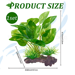 1Pc Miniature Water Plants Ornaments&nbsp;AJEW-CN0005-81