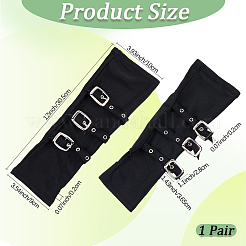 Cloth Biker Punk Oversleeves for Women Girls&nbsp;AJEW-WH20816-052P