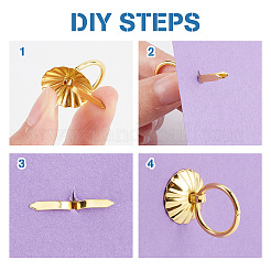40Pcs 4 Style Iron Round Cabinet Handle Pull Knob&nbsp;FIND-GF0003-80