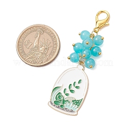 2Pcs Alloy Enamel Pendant Decorations&nbsp;HJEW-JM03287