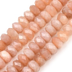 Natural Sunstone Beads Strands&nbsp;G-C259-A39-5x8mm