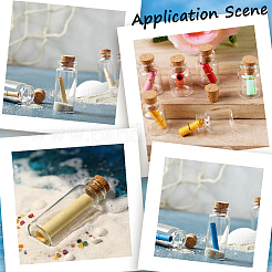 30Pcs Clear Glass Cork Wishing Bottles&nbsp;AJEW-SC0004-34