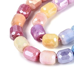 Anti-Tarnish Electroplate Glass Beads Strands&nbsp;EGLA-N027-03A-01