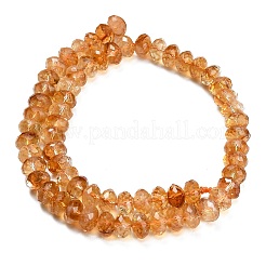 Heated Natural Citrine Beads Strands&nbsp;G-C280-A04-02