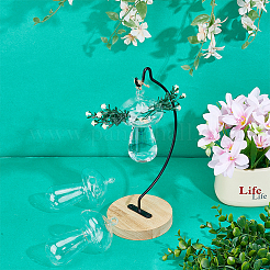Glass Hanging Hydroponic Vases&nbsp;AJEW-WH0752-090A