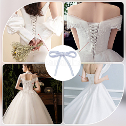 2Pcs Polyester Cord for Women's Wedding Dress Zipper Replacement&nbsp;DIY-GF0010-30D