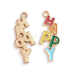 Alloy Enamel Pendants&nbsp;ENAM-WH0047-36KCG