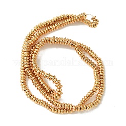 Electroplated Synthetic Non-Magnetic Hematite Beads Strands&nbsp;G-H020-J01-03